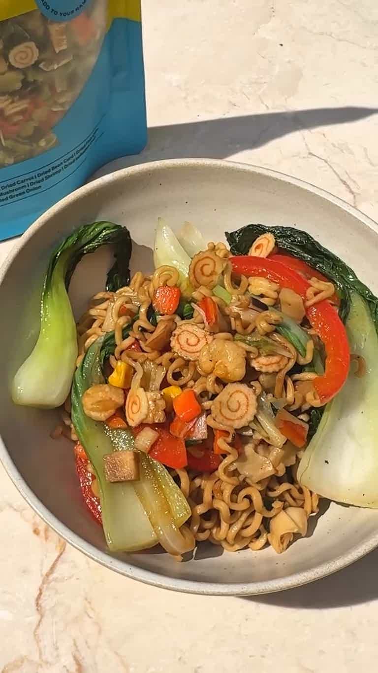 Seafood Ramen Stir Fry